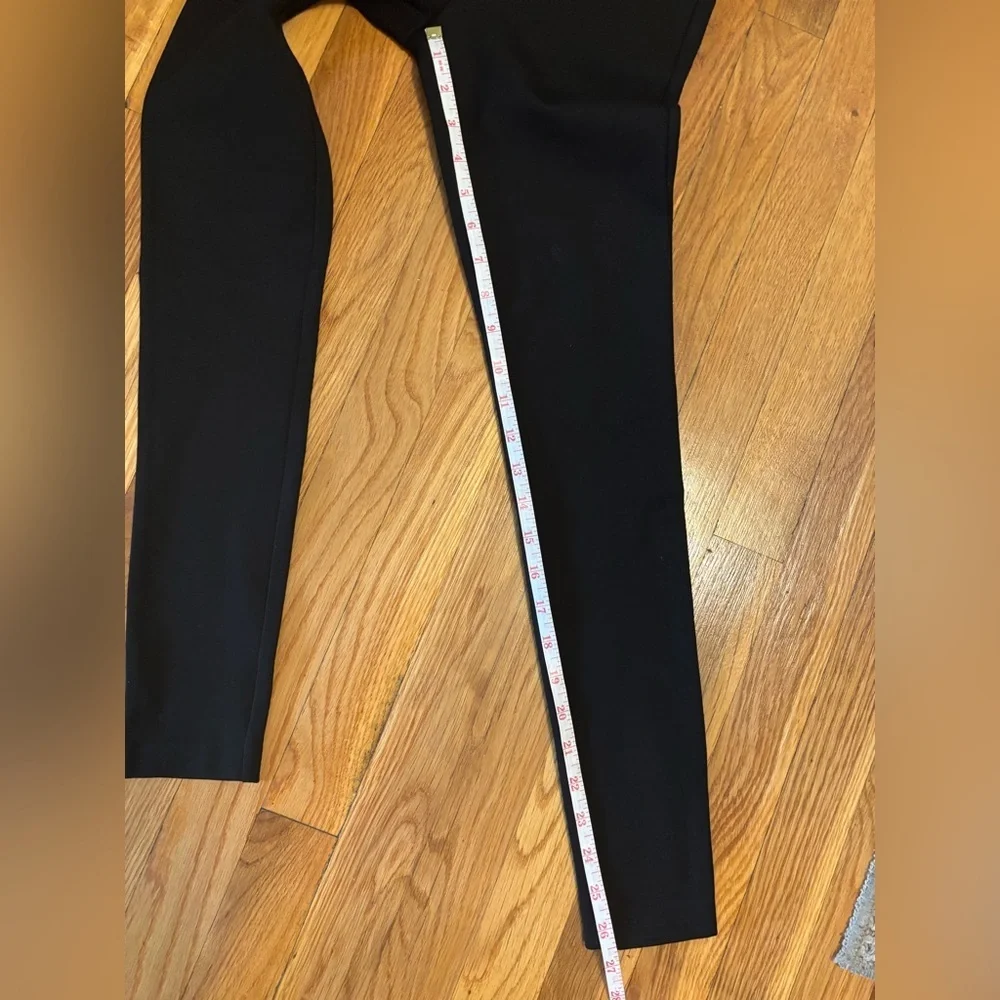 Zara Black Trousers with Unique Stitching